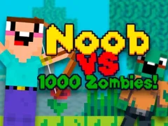 Игра Noob vs 1000 Zombies онлайн