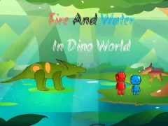 Игра Fire And Water In Dino World онлайн