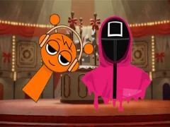 Игра Squid Sprunki Mingle Game 2 онлайн