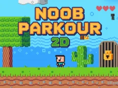 Игра Noob Parkour 2D онлайн