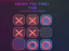 Игра Neon Tic Tac Toe онлайн