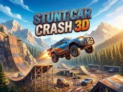 Игра Stunt Car Crash 3D онлайн