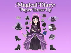 Игра Magical Diary: Paper Dress Up онлайн