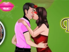 Игра Christmas Eve Kissing онлайн