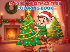 Игра Magic Christmas Tree Coloring Book онлайн