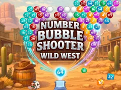 Игра Number Bubble Shooter Wild West онлайн