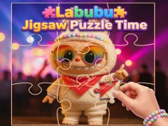Игра Labubu Jigsaw Puzzle Time онлайн