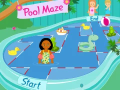 Игра Kelly Club: Pool Maze онлайн