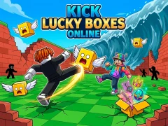 Игра Kick Lucky Boxes Online онлайн