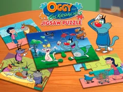 Игра Oggy and the Cockroaches Jigsaw Puzzle онлайн