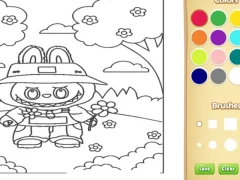 Игра Labubu Coloring Book For Kids онлайн
