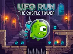Игра Ufo Run The castle tower онлайн