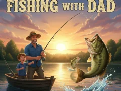 Игра Fishing with Dad онлайн