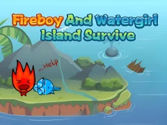 Игра Fireboy and Watergirl Island Survive онлайн