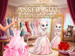Игра Talking Tom Angela City Wedding Boutique онлайн