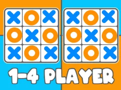 Игра Tic Tac Toe 1-4 Player онлайн