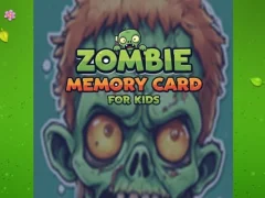 Игра Zombie Memory Card For Kids онлайн