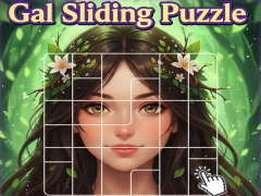Игра Gal Sliding Puzzle онлайн