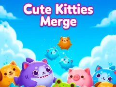 Игра Cute Kitties Merge онлайн