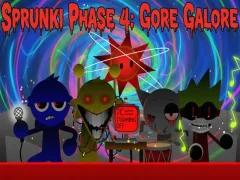 Игра Sprunki Phase 4: Gore Galore онлайн