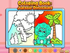 Игра Coloring Book: Jurassic Dinosaurs онлайн