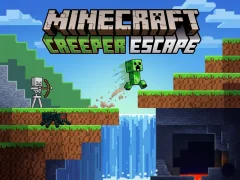 Игра Minecraft Creeper Escape онлайн