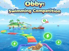 Игра Obby: Swimming competition онлайн