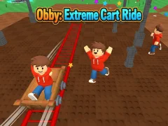 Игра Obby: Extreme Cart Ride онлайн