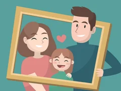 Игра Happy Family Puzzle онлайн