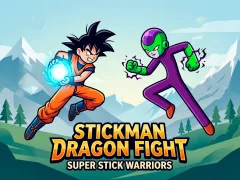 Игра Stickman Dragon Fight - Super Stick Warriors онлайн