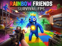 Игра Rainbow Friends Survival FPS онлайн
