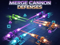 Игра Merge Cannon Defenses онлайн