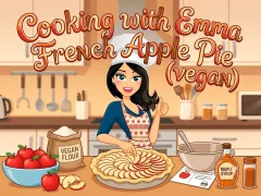 Игра Cooking with Emma French Apple Pie vegan онлайн