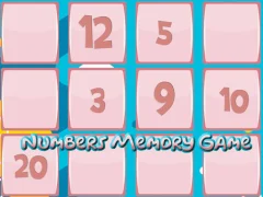 Игра Memory Game With Numbers онлайн