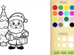 Игра Christmas Coloring Book For Kids онлайн
