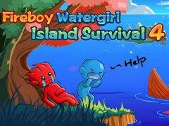 Игра Fireboy Watergirl Island Survival 4 онлайн