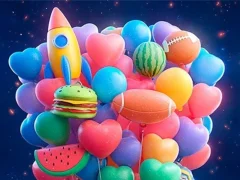Игра Merge 3D - Match 3 Balloons онлайн
