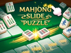 Игра Mahjong Slide Puzzle онлайн