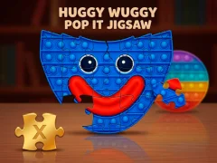 Игра Huggy Wuggy Pop It Jigsaw онлайн