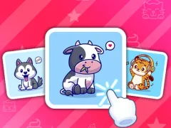 Игра Cute Animal Cards онлайн
