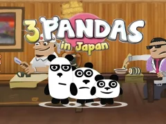 Игра 3 Pandas In Japan HTML5 онлайн