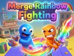 Игра Merge Rainbow Fighting онлайн