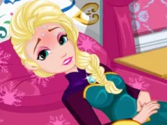 Игра Elsa Stomach Virus онлайн