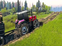 Игра Real Chain Tractor Towing Train Simulator онлайн