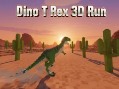 Игра Dino T Rex 3D Run онлайн