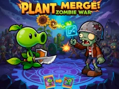 Игра Plant Merge: Zombie War онлайн