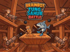 Игра Brainrot Tung Sahur Battle онлайн