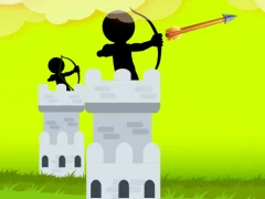 Игра Stickman Archer Castle онлайн