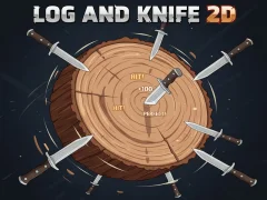 Игра Log And Knife 2D онлайн