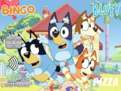 Игра Jigsaw Puzzle: Bluey Credit Card онлайн